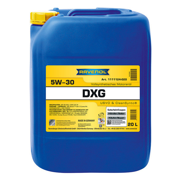 Ravenol DXG 5W-30, 20л