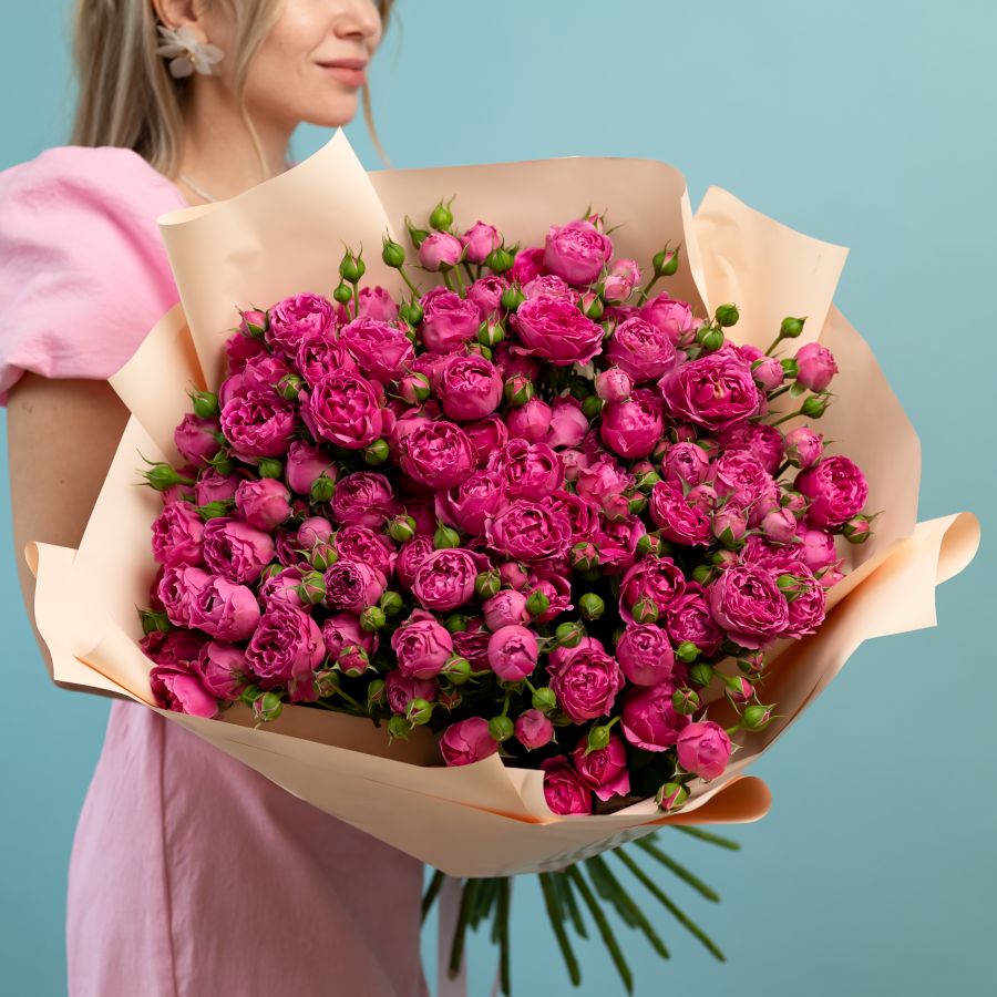 Кустовая розы (сорт Мисти баблз) 25 шт