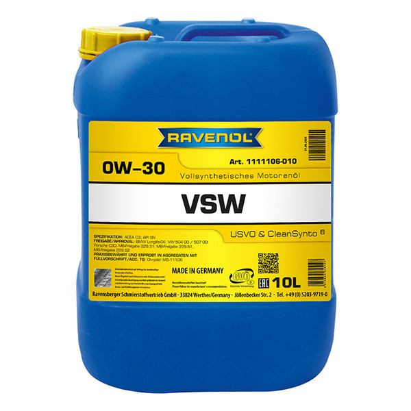 Ravenol VSW 0W-30, 10л
