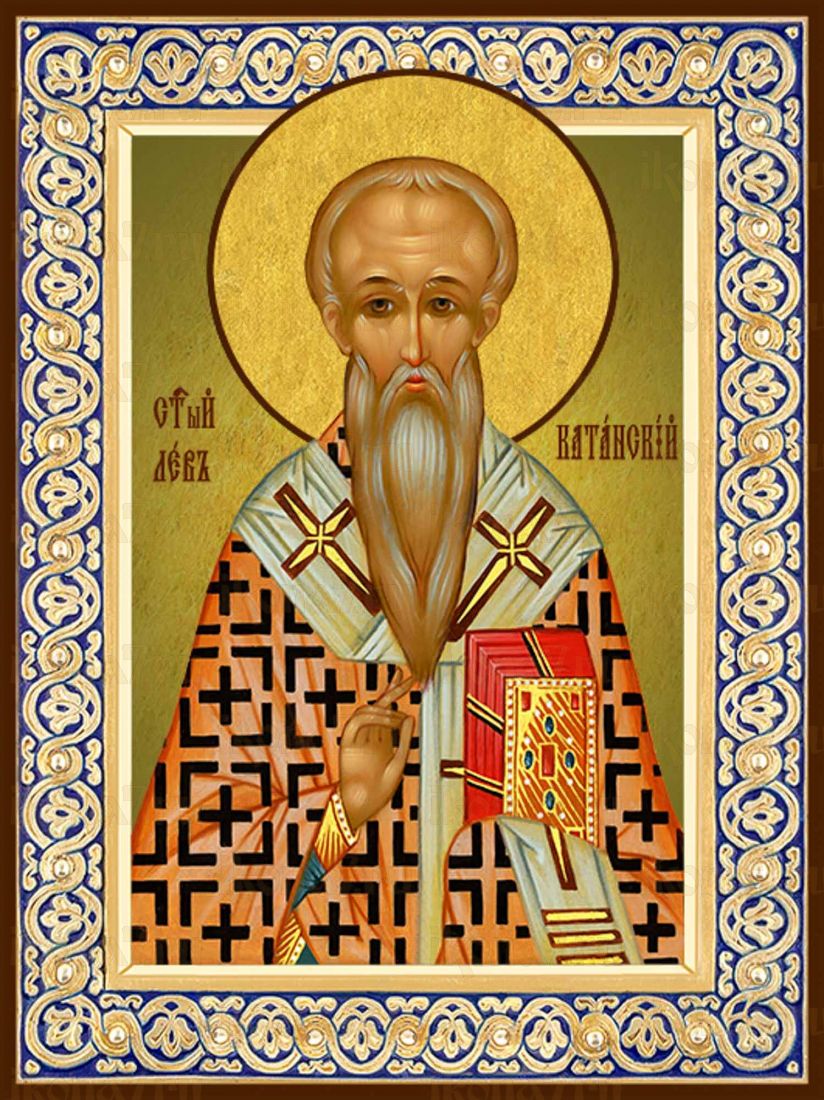 Икона Лев Катанский (Премиум UV-печать)(ЮДД-281)