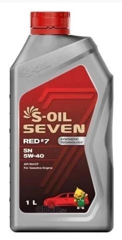 S-OIL 7 RED #7 SN 5W-40, 1л