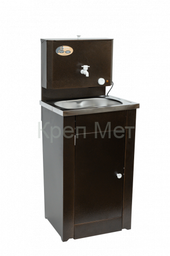 Умывальник дачный "Комфорт" ВИХРЬ с подогревом, нержавейка, медь
