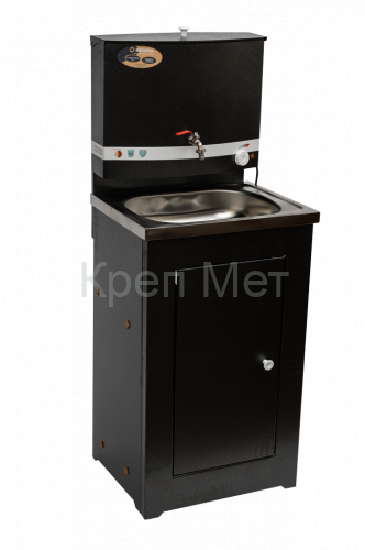 Умывальник дачный с подогревом "Люкс" ВИХРЬ, нержавейка, медный