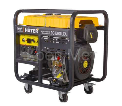 Электрогенератор дизельный LDG 13000LXА Huter