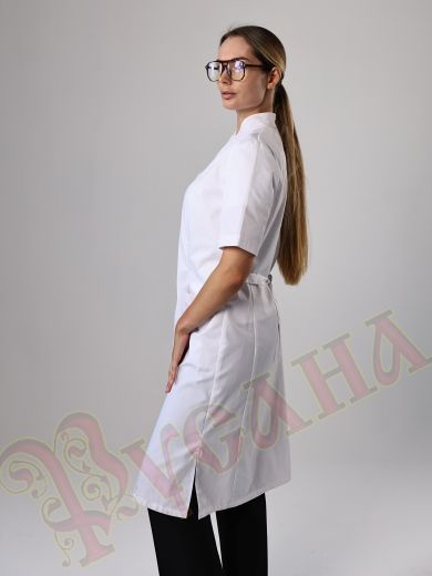 белый медицинский халат, пошив