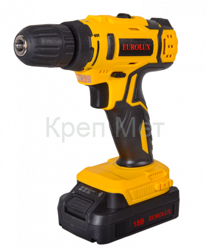 Дрель-шуруповерт Eurolux ДА-18/2Li