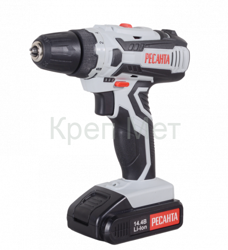 Дрель-шуруповерт аккумуляторная Ресанта ДА-14-2ЛК