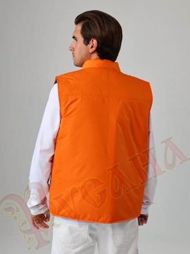 жилет оранжевый спина