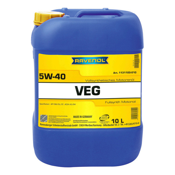 Ravenol VEG 5W-40, 10л
