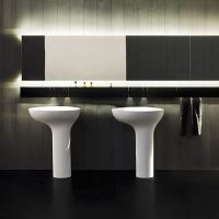 Напольная раковина Agape Drop ACER1099FZ 67x44 см схема 1