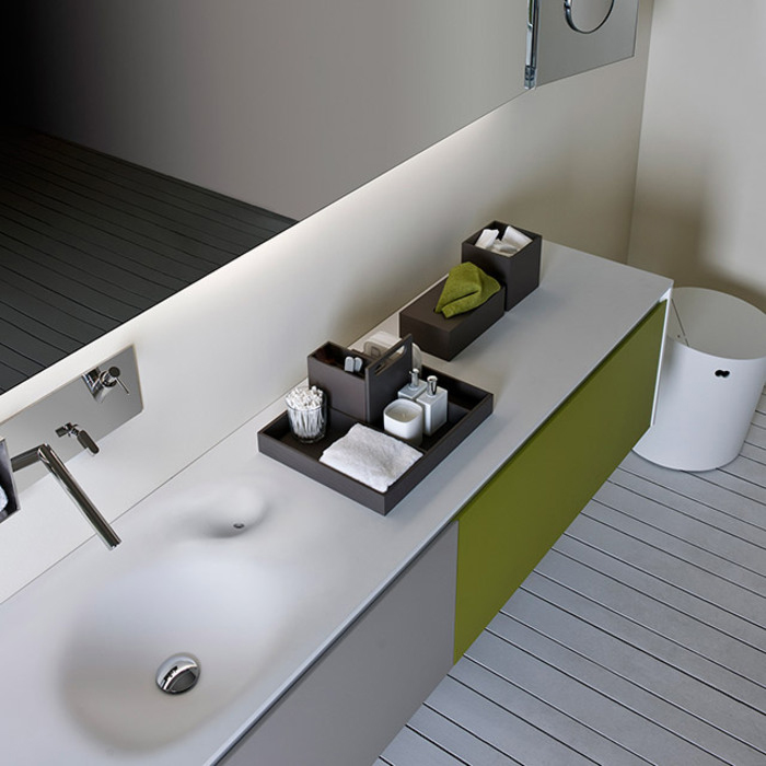 Контейнер настольный Agape Puzzle ALEG524GR 15,2x7,1x8 см