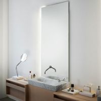 Прямоугольное зеркало Agape Nudo LED ASPE1204 120x40 см с подсветкой схема 1