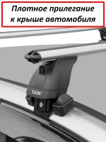 Багажник на крышу Honda Freed / Honda Freed Spike (2008-2016), Lux, аэродинамические дуги (53 мм)