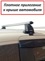 Багажник на крышу Honda Freed / Honda Freed Spike (2008-2016), Lux, аэродинамические дуги (53 мм)