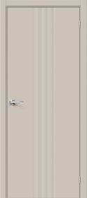 Межкомнатная Дверь Эмаль Bravo Граффити-21 Creamy 600х2000мм (полотно 1шт, коробка, наличник-5шт) / Браво.