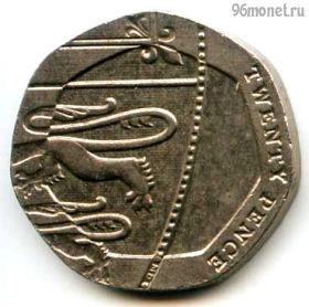 Великобритания 20 пенсов 2010