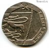 Великобритания 20 пенсов 2010