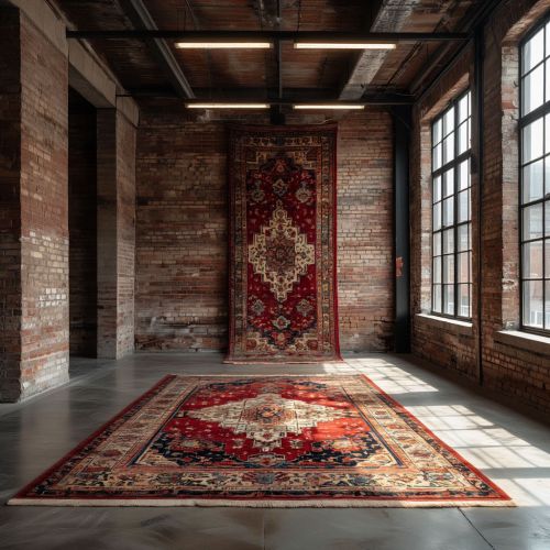 Иранский ковер ручной работы 011