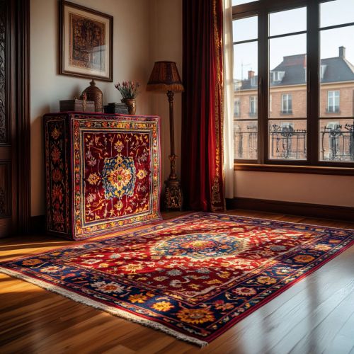 Азербайджанский ковер ручной работы 021