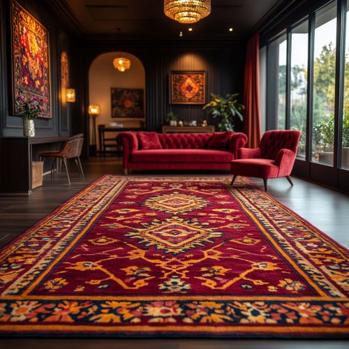 Азербайджанский ковер ручной работы 022