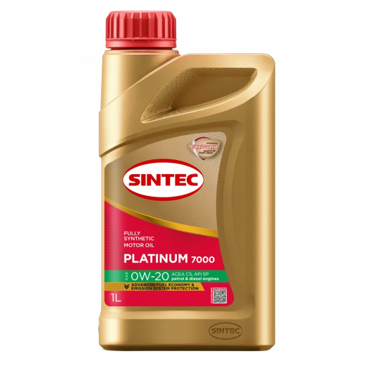 Sintec Platinum 7000 0W-20 C5 SP, 1л