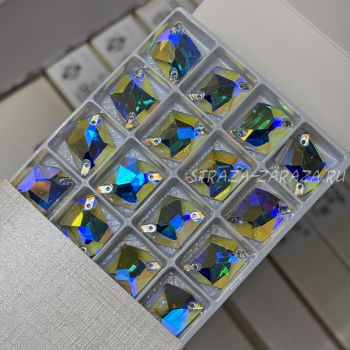 DeLuxe Пришивные Стразы Crystal_AB Космик 13*17 мм