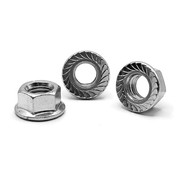 Гайки шестигранные с фланцем DIN 6923