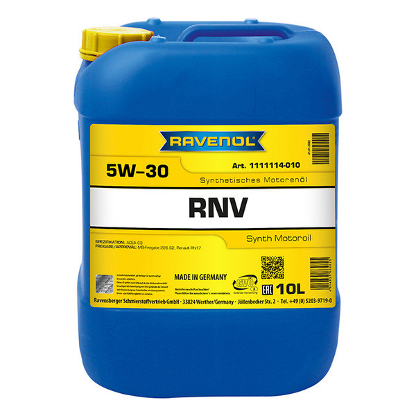 Ravenol RNV 5W-30, 10л