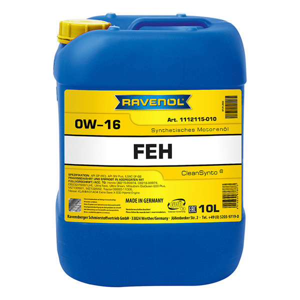 Ravenol FEH 0W-16, 10л
