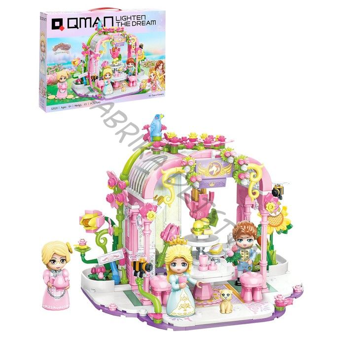 Конструктор Принцессы «Чайная беседка», 640 деталей