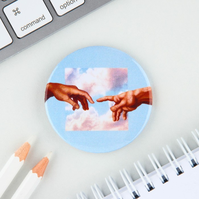 Значок «Руки богов», d=56 мм