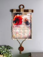 Декор настенный, панно «Календарь подвесной 2026. Сказочного года Лошади», 23.5?52 см