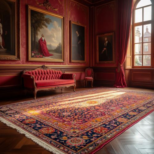 Иранский ковер ручной работы 017