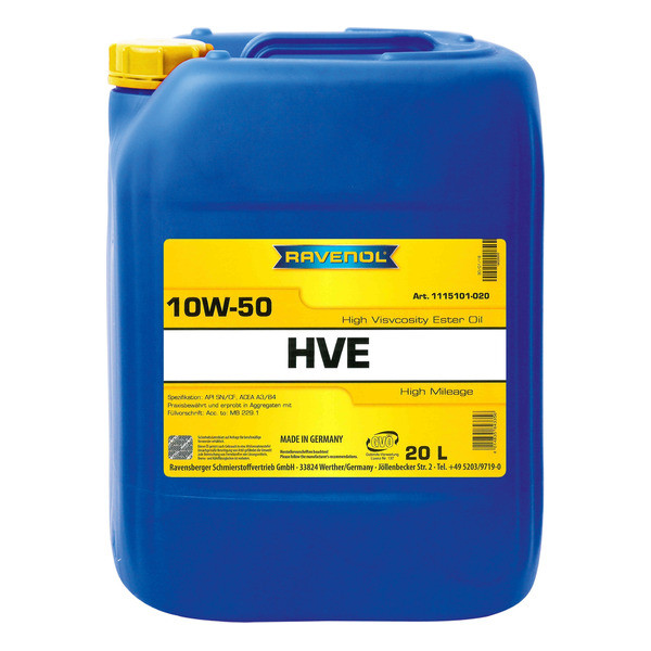 Ravenol HVE 10W-50, 20л