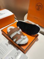 Босоножки меховые HERMES Premium Босоножки меховые HERMES Premium