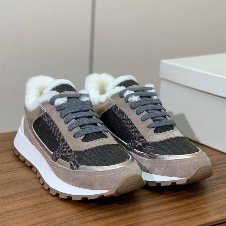 Кроссовки BRUNELLO CUCINELLI зимние