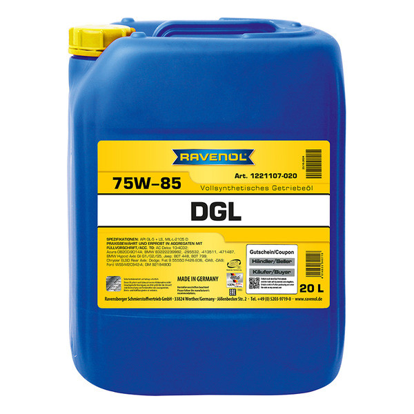 Ravenol DGL 75W-85 LS, 20л