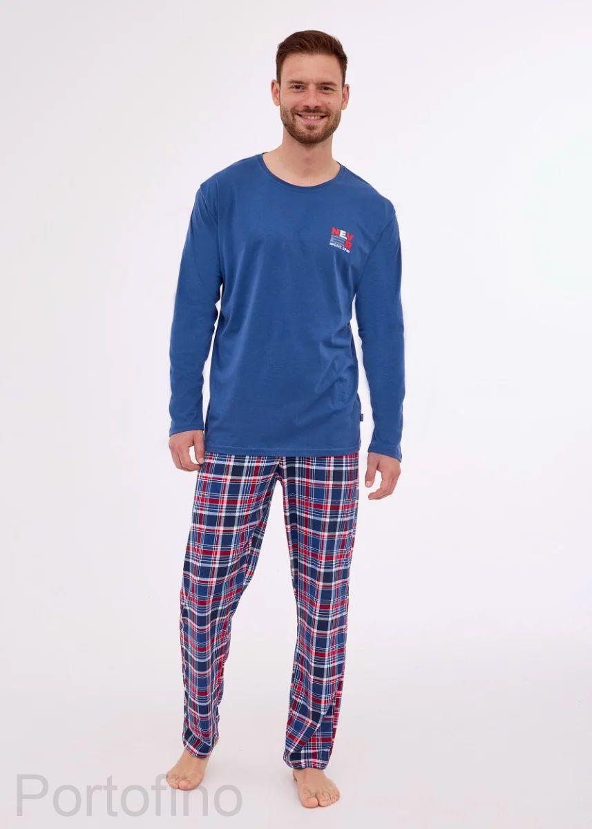 124-271 пижама мужские  длинный рукав Cornette