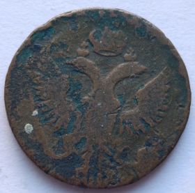 1 деньга Российская империя 1749 Орёл 1744 года