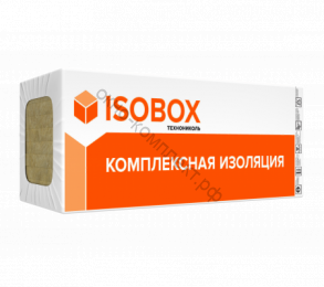 Теплоизоляция "ТЕХНОНИКОЛЬ" Изобокс ЭКСТРАЛАЙТ 50*600*1200 (33кг/м3 /0.288м3 /5,76м2 8 матов) Артикул КД347