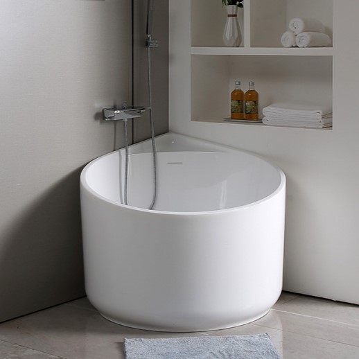 Круглая угловая ванна Abber AB9305 95х95