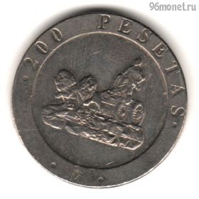 Испания 200 песет 1990