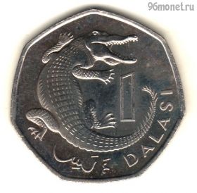 Гамбия 1 даласи 1998