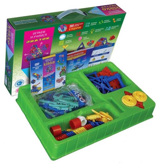 Удивительный конструктор ЗНАТОК-Klikko 192детали