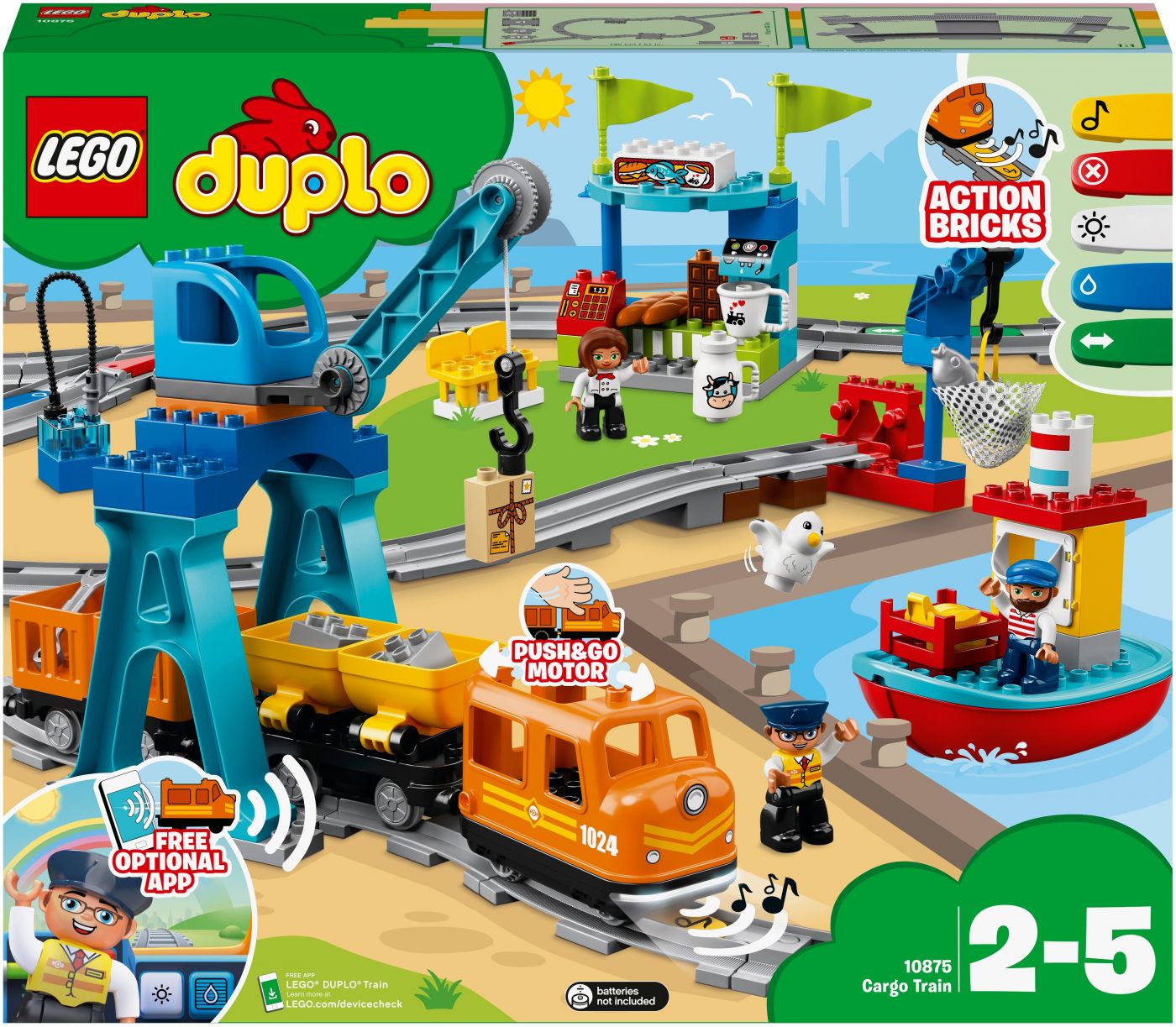 Конструктор LEGO Duplo 10875 Грузовой поезд