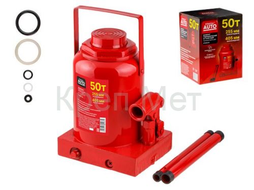 Домкрат гидравлический 50т бутылочный 255-405мм STARTUL AUTO (ST8018-50)