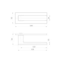 Дверная ручка Punto Mega XL схема