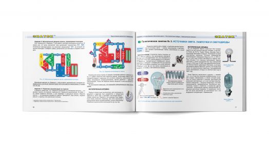Практические занятия по физике на базе электронных конструкторов ЗНАТОК. Книга. Автор А.А.Бахметьев.