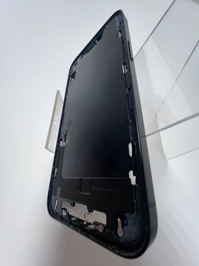 Apple iPhone корпус 14 сборе со шлейфами, стеклом камеры оригинал с разбора (снятый)мелкие царапины черный