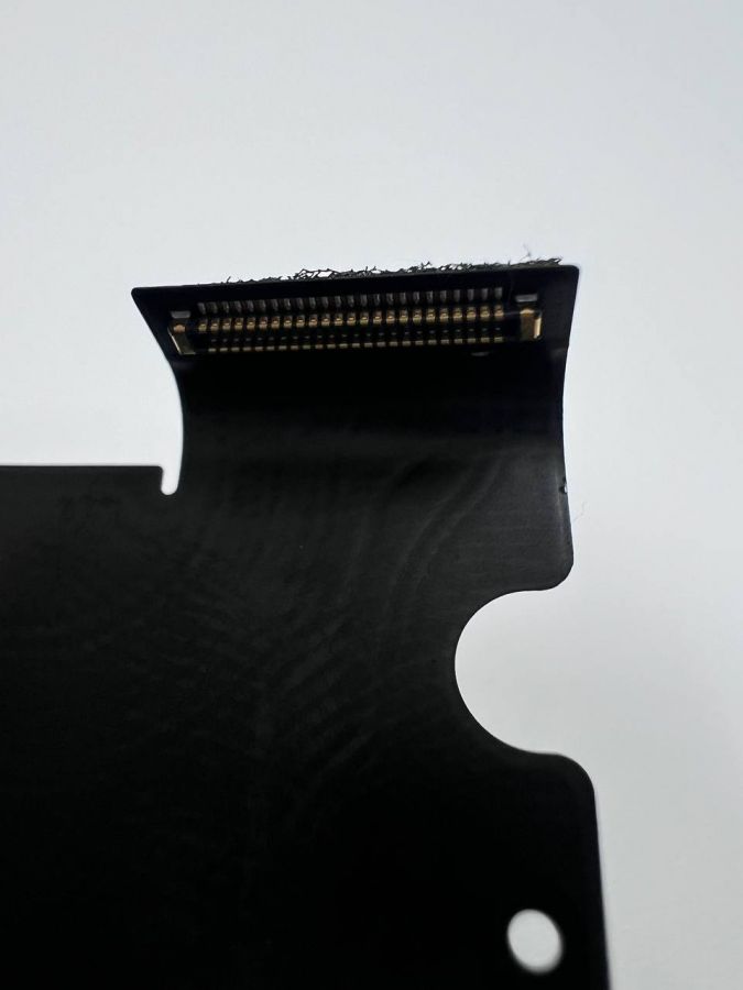 Apple iPhone 7 нижний шлейф с разъёмом зарядки оригинал с разбора (снятый) черный